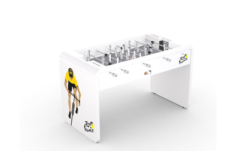 babyfoot Toulet Tour de France blanc - produit officiel