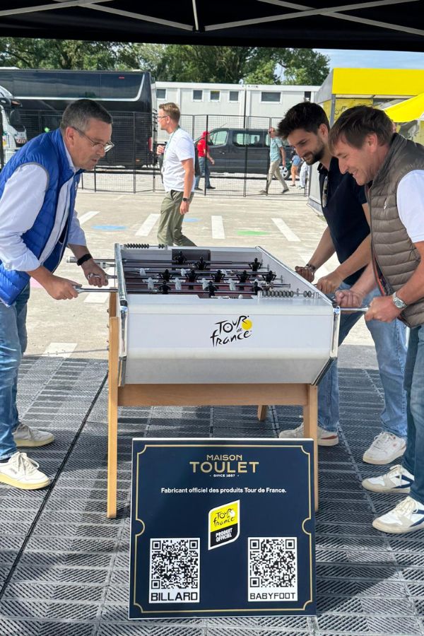 baby-foot blanc Tour de France produit officiel Toulet